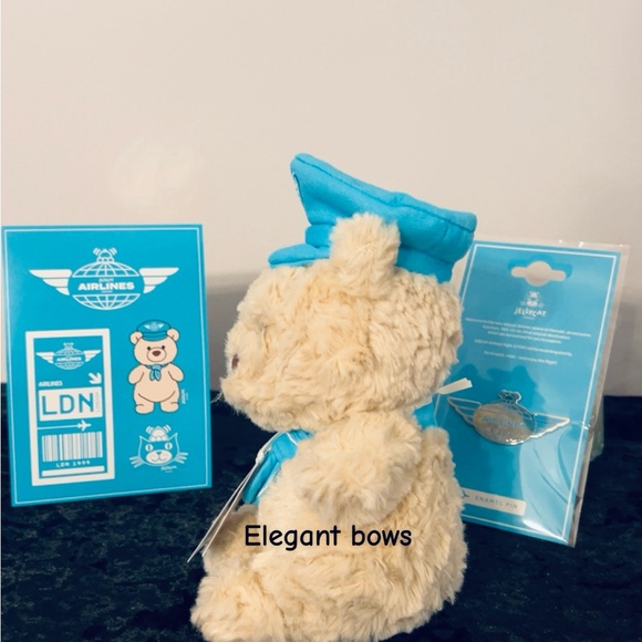 Jellycat Bartholomew Junior Pilot outfit Bundle UK EXCLUSIVE with Pin and Sticke - Picture 3 of 13